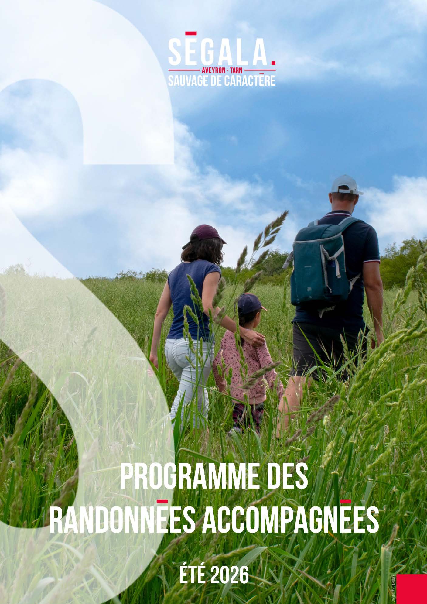 Programme des randonnées accompagnées.